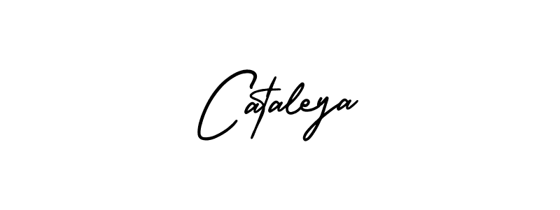 The best way (AmerikaSignatureDemo-Regular) to make a short signature is to pick only two or three words in your name. The name Cataleya include a total of six letters. For converting this name. Cataleya signature style 3 images and pictures png