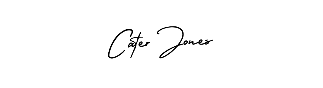 Design your own signature with our free online signature maker. With this signature software, you can create a handwritten (AmerikaSignatureDemo-Regular) signature for name Cater Jones. Cater Jones signature style 3 images and pictures png