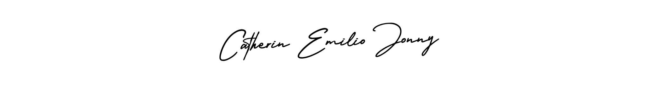 How to Draw Catherin Emilio Jonny signature style? AmerikaSignatureDemo-Regular is a latest design signature styles for name Catherin Emilio Jonny. Catherin Emilio Jonny signature style 3 images and pictures png