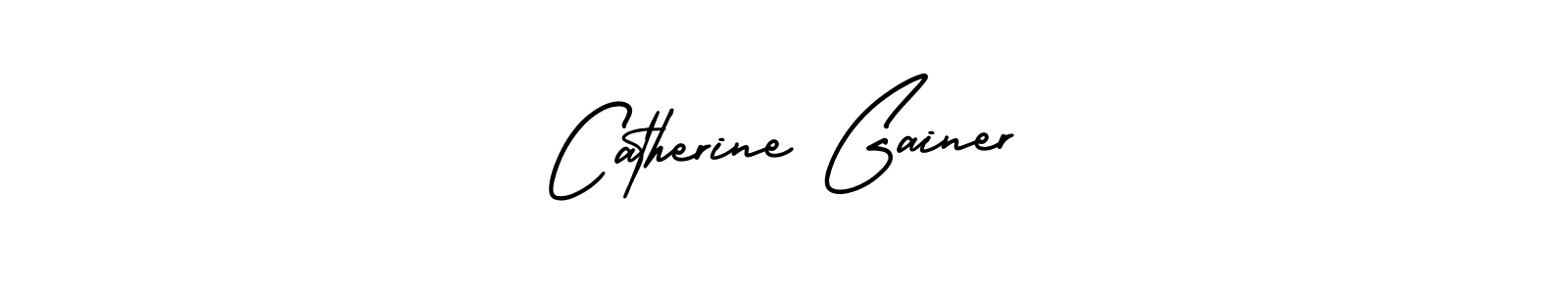 Use a signature maker to create a handwritten signature online. With this signature software, you can design (AmerikaSignatureDemo-Regular) your own signature for name Catherine Gainer. Catherine Gainer signature style 3 images and pictures png