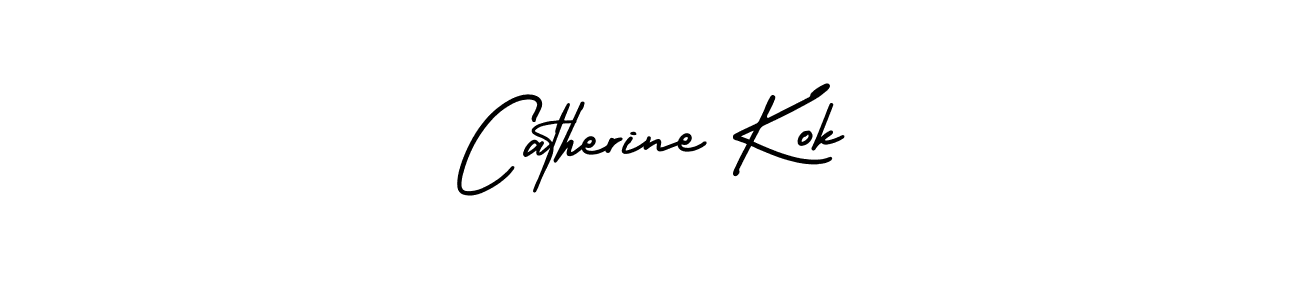 How to Draw Catherine Kok signature style? AmerikaSignatureDemo-Regular is a latest design signature styles for name Catherine Kok. Catherine Kok signature style 3 images and pictures png