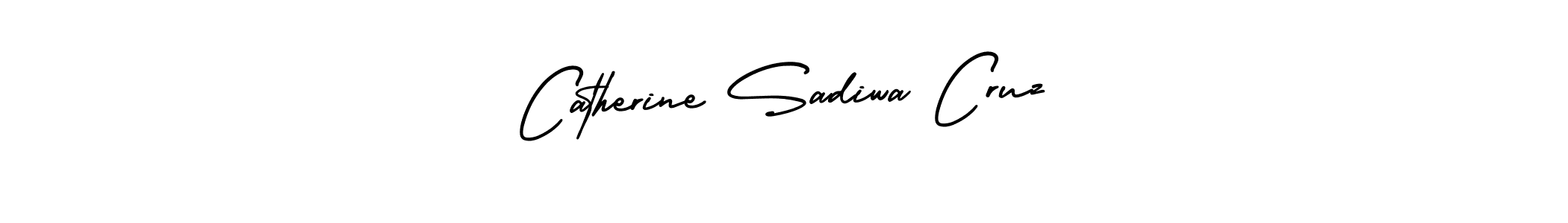 Make a beautiful signature design for name Catherine Sadiwa Cruz. Use this online signature maker to create a handwritten signature for free. Catherine Sadiwa Cruz signature style 3 images and pictures png