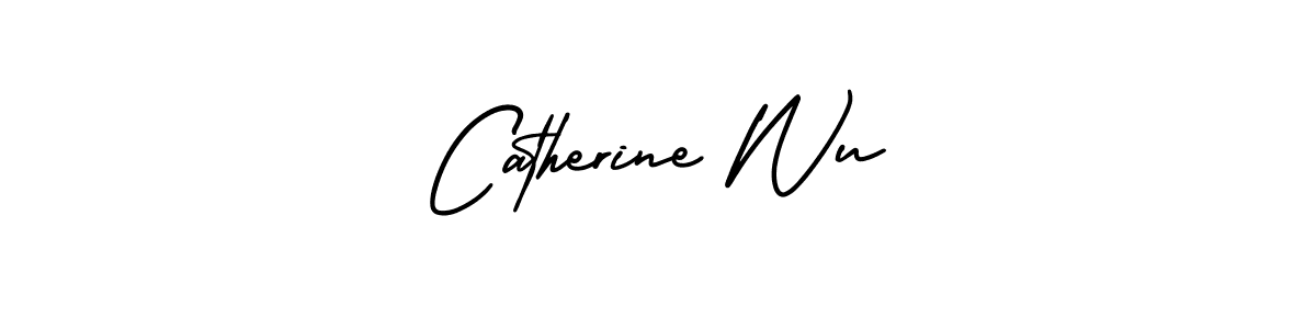 Create a beautiful signature design for name Catherine Wu. With this signature (AmerikaSignatureDemo-Regular) fonts, you can make a handwritten signature for free. Catherine Wu signature style 3 images and pictures png