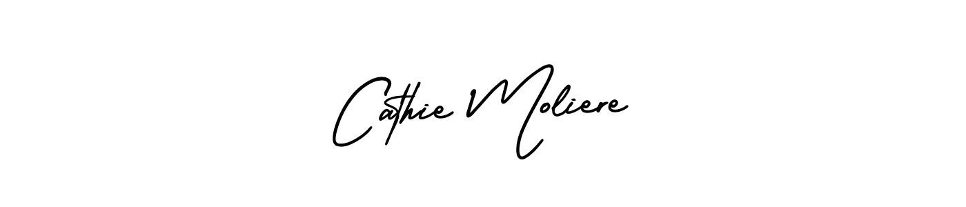 This is the best signature style for the Cathie Moliere name. Also you like these signature font (AmerikaSignatureDemo-Regular). Mix name signature. Cathie Moliere signature style 3 images and pictures png