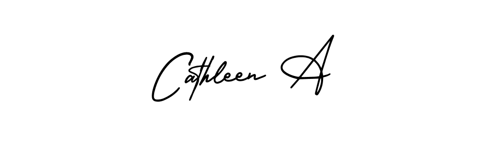 It looks lik you need a new signature style for name Cathleen A. Design unique handwritten (AmerikaSignatureDemo-Regular) signature with our free signature maker in just a few clicks. Cathleen A signature style 3 images and pictures png