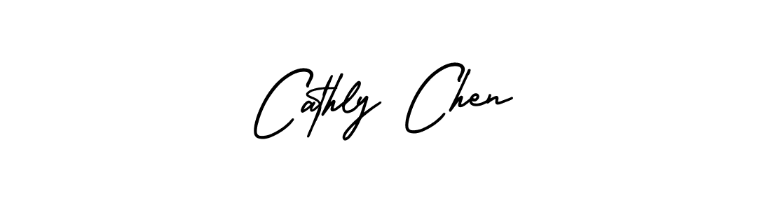 Use a signature maker to create a handwritten signature online. With this signature software, you can design (AmerikaSignatureDemo-Regular) your own signature for name Cathly Chen. Cathly Chen signature style 3 images and pictures png