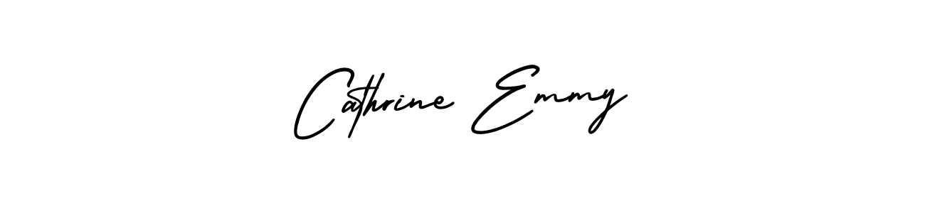 Use a signature maker to create a handwritten signature online. With this signature software, you can design (AmerikaSignatureDemo-Regular) your own signature for name Cathrine Emmy. Cathrine Emmy signature style 3 images and pictures png