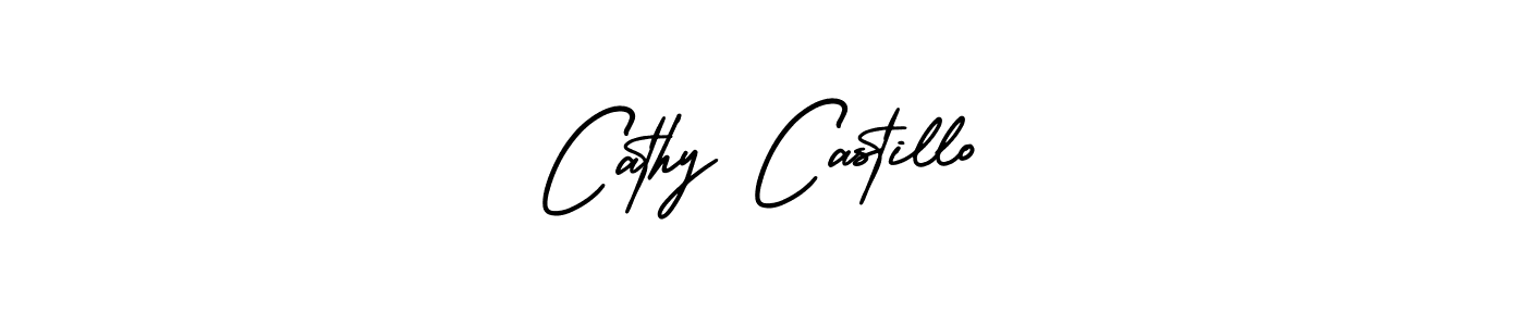 Create a beautiful signature design for name Cathy Castillo. With this signature (AmerikaSignatureDemo-Regular) fonts, you can make a handwritten signature for free. Cathy Castillo signature style 3 images and pictures png