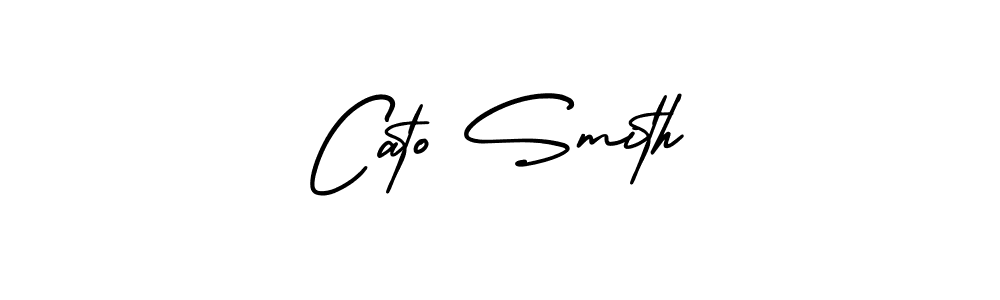 Make a short Cato Smith signature style. Manage your documents anywhere anytime using AmerikaSignatureDemo-Regular. Create and add eSignatures, submit forms, share and send files easily. Cato Smith signature style 3 images and pictures png