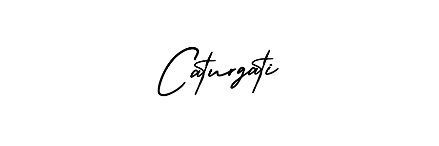 Design your own signature with our free online signature maker. With this signature software, you can create a handwritten (AmerikaSignatureDemo-Regular) signature for name Caturgati. Caturgati signature style 3 images and pictures png