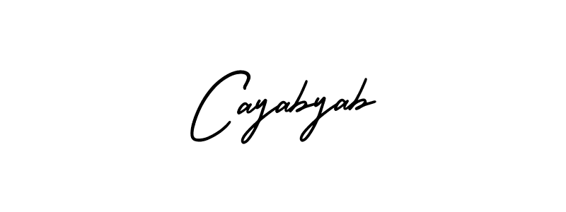 if you are searching for the best signature style for your name Cayabyab. so please give up your signature search. here we have designed multiple signature styles  using AmerikaSignatureDemo-Regular. Cayabyab signature style 3 images and pictures png