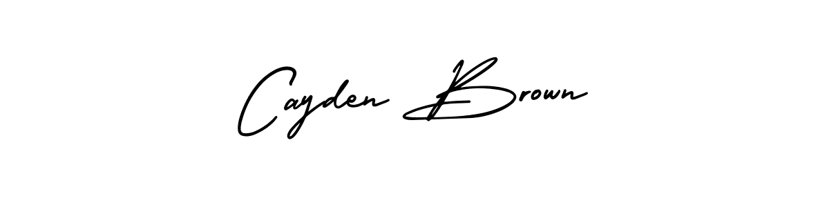 Best and Professional Signature Style for Cayden Brown. AmerikaSignatureDemo-Regular Best Signature Style Collection. Cayden Brown signature style 3 images and pictures png