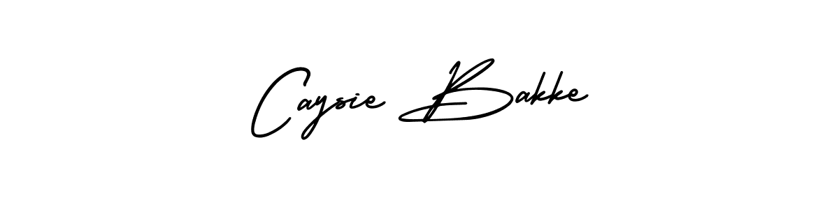 How to make Caysie Bakke name signature. Use AmerikaSignatureDemo-Regular style for creating short signs online. This is the latest handwritten sign. Caysie Bakke signature style 3 images and pictures png