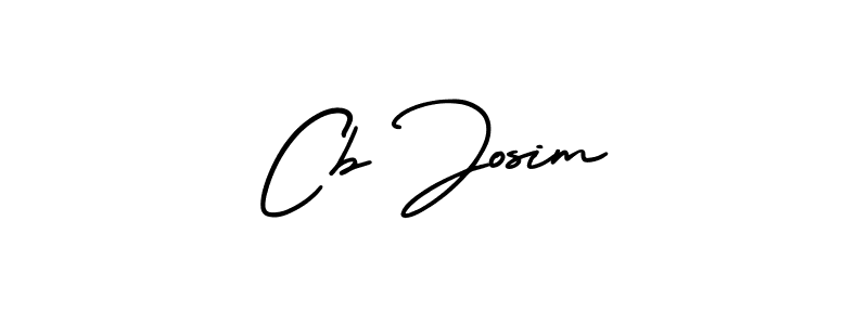 Cb Josim stylish signature style. Best Handwritten Sign (AmerikaSignatureDemo-Regular) for my name. Handwritten Signature Collection Ideas for my name Cb Josim. Cb Josim signature style 3 images and pictures png