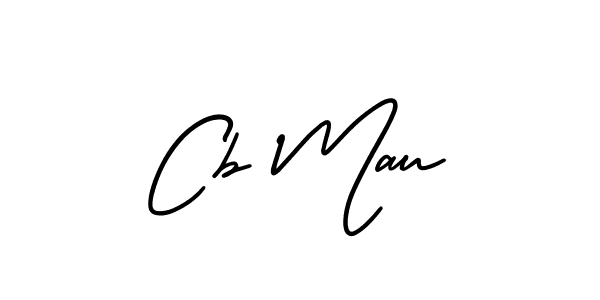 Also You can easily find your signature by using the search form. We will create Cb Mau name handwritten signature images for you free of cost using AmerikaSignatureDemo-Regular sign style. Cb Mau signature style 3 images and pictures png