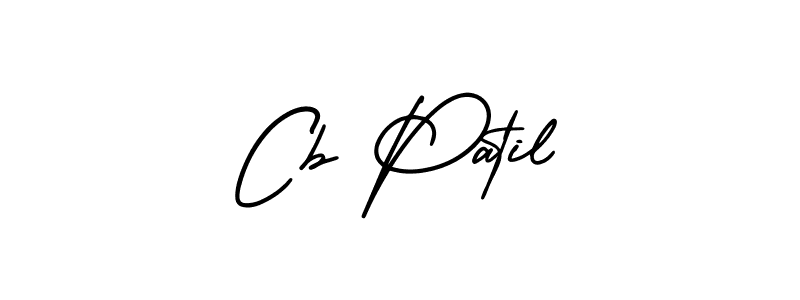 You should practise on your own different ways (AmerikaSignatureDemo-Regular) to write your name (Cb Patil) in signature. don't let someone else do it for you. Cb Patil signature style 3 images and pictures png