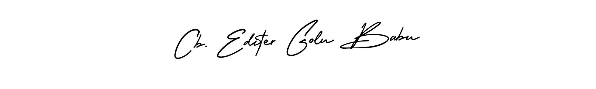 Check out images of Autograph of Cb. Editer Golu Babu name. Actor Cb. Editer Golu Babu Signature Style. AmerikaSignatureDemo-Regular is a professional sign style online. Cb. Editer Golu Babu signature style 3 images and pictures png