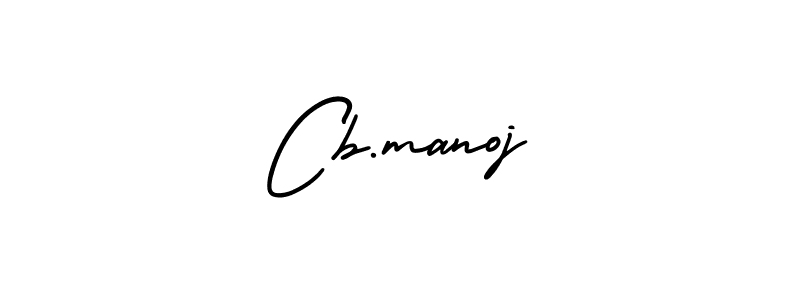 Make a beautiful signature design for name Cb.manoj. With this signature (AmerikaSignatureDemo-Regular) style, you can create a handwritten signature for free. Cb.manoj signature style 3 images and pictures png