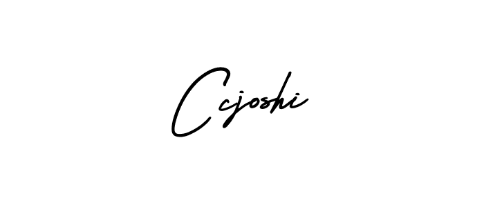 How to make Ccjoshi name signature. Use AmerikaSignatureDemo-Regular style for creating short signs online. This is the latest handwritten sign. Ccjoshi signature style 3 images and pictures png