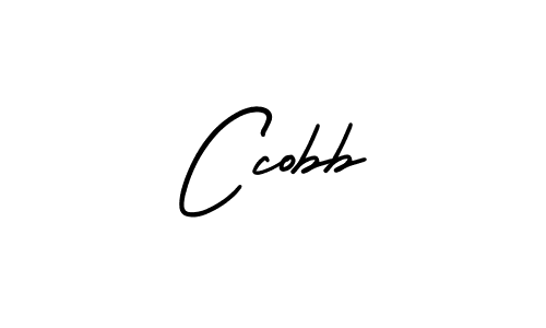 How to make Ccobb name signature. Use AmerikaSignatureDemo-Regular style for creating short signs online. This is the latest handwritten sign. Ccobb signature style 3 images and pictures png