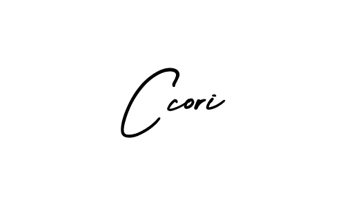 The best way (AmerikaSignatureDemo-Regular) to make a short signature is to pick only two or three words in your name. The name Ccori include a total of six letters. For converting this name. Ccori signature style 3 images and pictures png