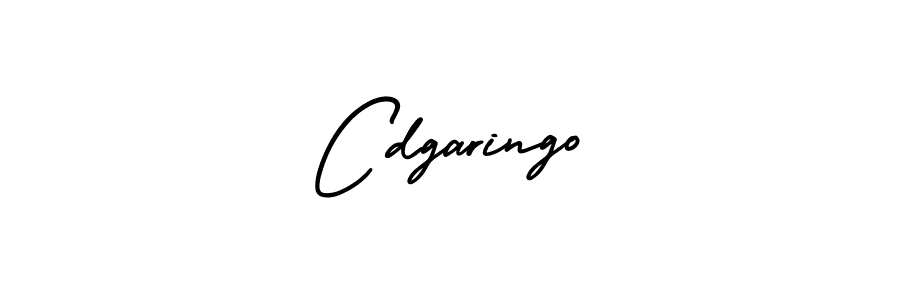The best way (AmerikaSignatureDemo-Regular) to make a short signature is to pick only two or three words in your name. The name Cdgaringo include a total of six letters. For converting this name. Cdgaringo signature style 3 images and pictures png