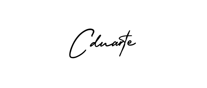 Use a signature maker to create a handwritten signature online. With this signature software, you can design (AmerikaSignatureDemo-Regular) your own signature for name Cduarte. Cduarte signature style 3 images and pictures png