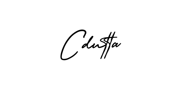 You should practise on your own different ways (AmerikaSignatureDemo-Regular) to write your name (Cdutta) in signature. don't let someone else do it for you. Cdutta signature style 3 images and pictures png