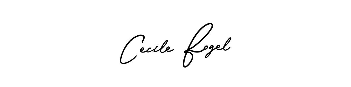 This is the best signature style for the Cecile Fogel name. Also you like these signature font (AmerikaSignatureDemo-Regular). Mix name signature. Cecile Fogel signature style 3 images and pictures png