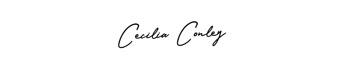 Best and Professional Signature Style for Cecilia Conley. AmerikaSignatureDemo-Regular Best Signature Style Collection. Cecilia Conley signature style 3 images and pictures png
