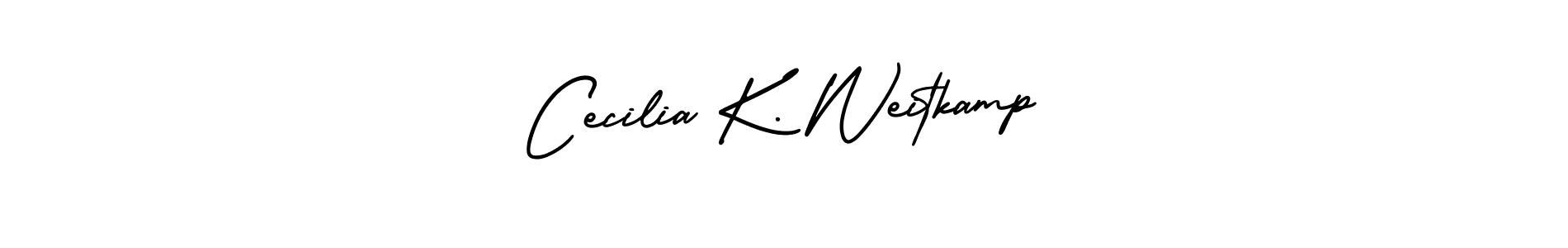 if you are searching for the best signature style for your name Cecilia K. Weitkamp. so please give up your signature search. here we have designed multiple signature styles  using AmerikaSignatureDemo-Regular. Cecilia K. Weitkamp signature style 3 images and pictures png