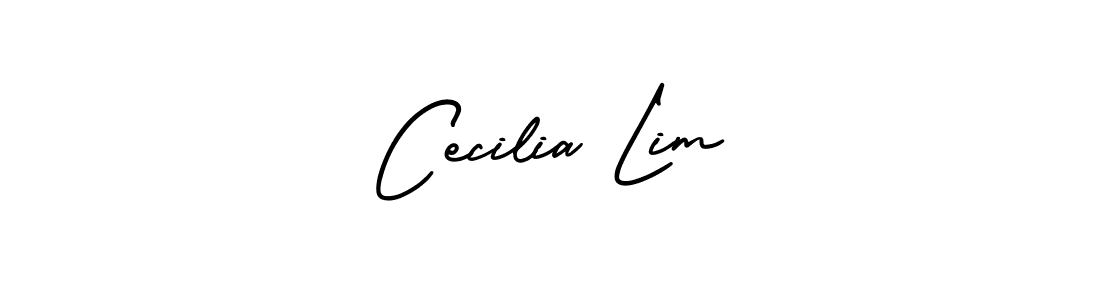 Create a beautiful signature design for name Cecilia Lim. With this signature (AmerikaSignatureDemo-Regular) fonts, you can make a handwritten signature for free. Cecilia Lim signature style 3 images and pictures png