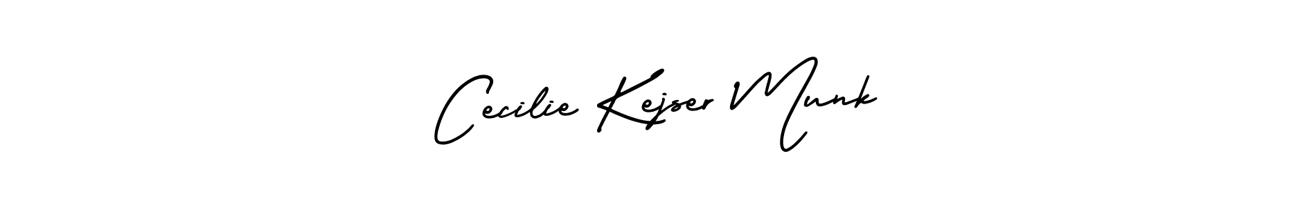 AmerikaSignatureDemo-Regular is a professional signature style that is perfect for those who want to add a touch of class to their signature. It is also a great choice for those who want to make their signature more unique. Get Cecilie Kejser Munk name to fancy signature for free. Cecilie Kejser Munk signature style 3 images and pictures png