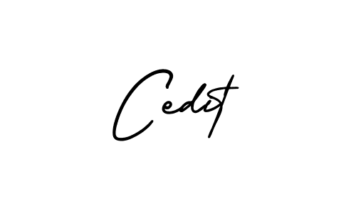 How to make Cedit signature? AmerikaSignatureDemo-Regular is a professional autograph style. Create handwritten signature for Cedit name. Cedit signature style 3 images and pictures png