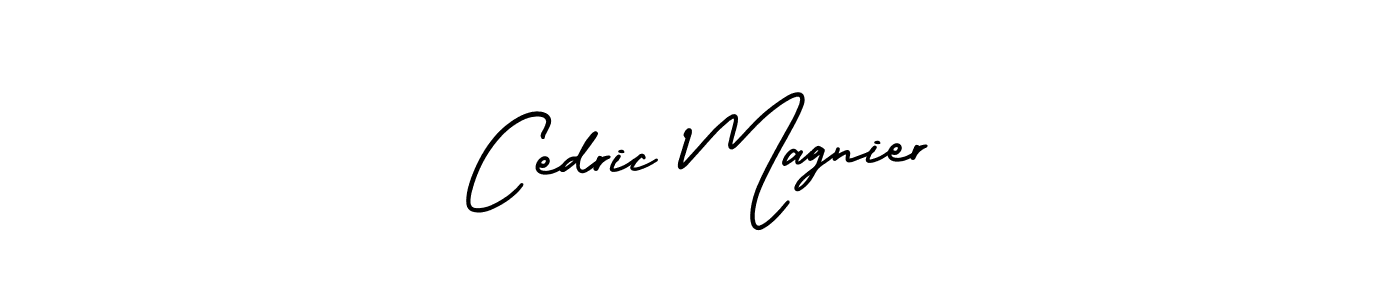 How to make Cedric Magnier name signature. Use AmerikaSignatureDemo-Regular style for creating short signs online. This is the latest handwritten sign. Cedric Magnier signature style 3 images and pictures png