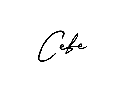 How to make Cefe name signature. Use AmerikaSignatureDemo-Regular style for creating short signs online. This is the latest handwritten sign. Cefe signature style 3 images and pictures png