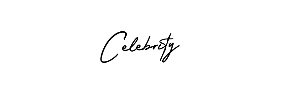 Create a beautiful signature design for name Celebrity. With this signature (AmerikaSignatureDemo-Regular) fonts, you can make a handwritten signature for free. Celebrity signature style 3 images and pictures png