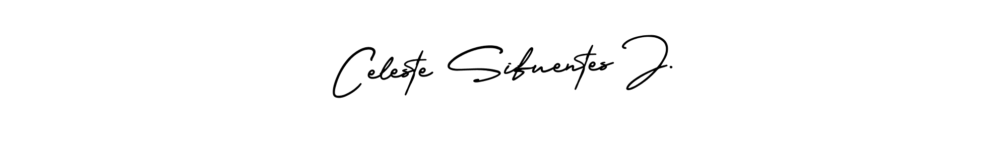 Best and Professional Signature Style for Celeste Sifuentes J.. AmerikaSignatureDemo-Regular Best Signature Style Collection. Celeste Sifuentes J. signature style 3 images and pictures png