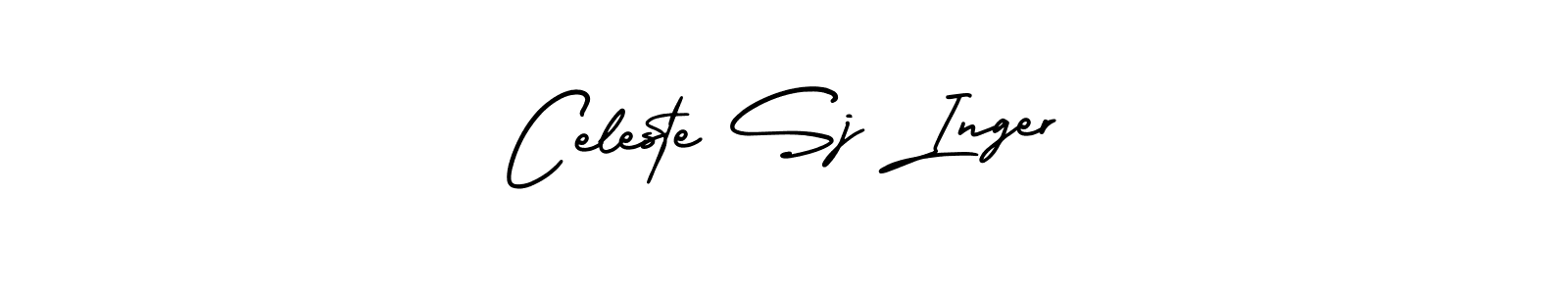 Best and Professional Signature Style for Celeste Sj Inger. AmerikaSignatureDemo-Regular Best Signature Style Collection. Celeste Sj Inger signature style 3 images and pictures png