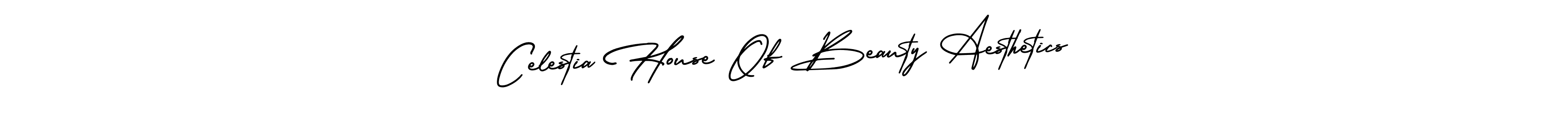 The best way (AmerikaSignatureDemo-Regular) to make a short signature is to pick only two or three words in your name. The name Celestia House Of Beauty Aesthetics include a total of six letters. For converting this name. Celestia House Of Beauty Aesthetics signature style 3 images and pictures png