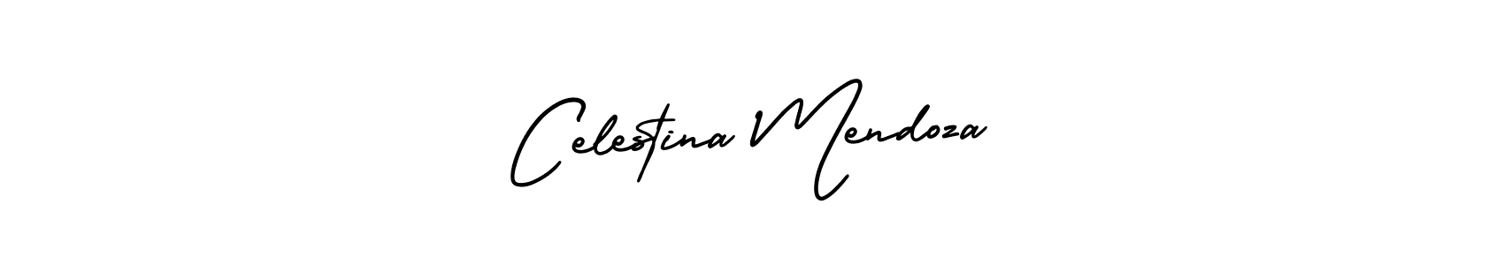 Use a signature maker to create a handwritten signature online. With this signature software, you can design (AmerikaSignatureDemo-Regular) your own signature for name Celestina Mendoza. Celestina Mendoza signature style 3 images and pictures png