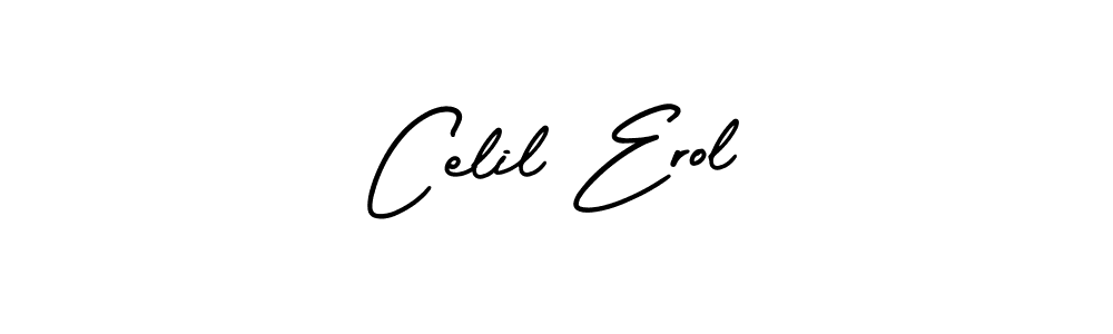 Use a signature maker to create a handwritten signature online. With this signature software, you can design (AmerikaSignatureDemo-Regular) your own signature for name Celil Erol. Celil Erol signature style 3 images and pictures png