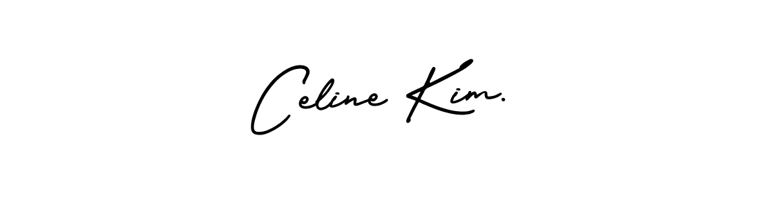 AmerikaSignatureDemo-Regular is a professional signature style that is perfect for those who want to add a touch of class to their signature. It is also a great choice for those who want to make their signature more unique. Get Celine Kim. name to fancy signature for free. Celine Kim. signature style 3 images and pictures png