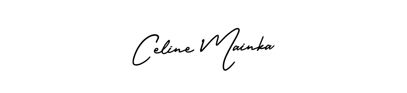 Similarly AmerikaSignatureDemo-Regular is the best handwritten signature design. Signature creator online .You can use it as an online autograph creator for name Celine Mainka. Celine Mainka signature style 3 images and pictures png