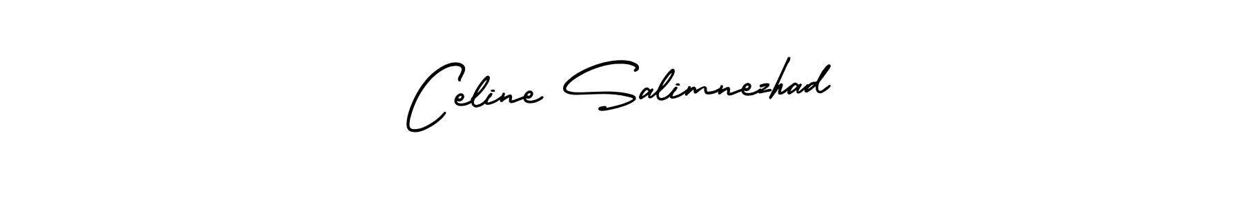 AmerikaSignatureDemo-Regular is a professional signature style that is perfect for those who want to add a touch of class to their signature. It is also a great choice for those who want to make their signature more unique. Get Celine Salimnezhad name to fancy signature for free. Celine Salimnezhad signature style 3 images and pictures png