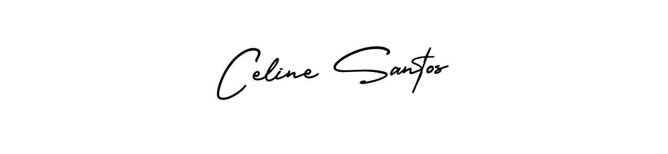 How to make Celine Santos signature? AmerikaSignatureDemo-Regular is a professional autograph style. Create handwritten signature for Celine Santos name. Celine Santos signature style 3 images and pictures png