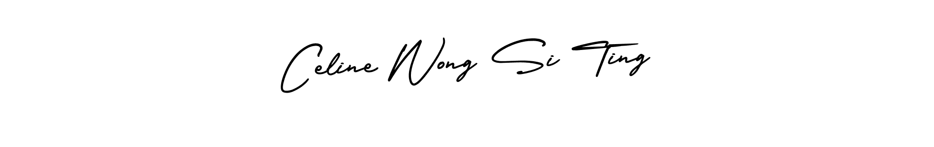 Make a beautiful signature design for name Celine Wong Si Ting. Use this online signature maker to create a handwritten signature for free. Celine Wong Si Ting signature style 3 images and pictures png