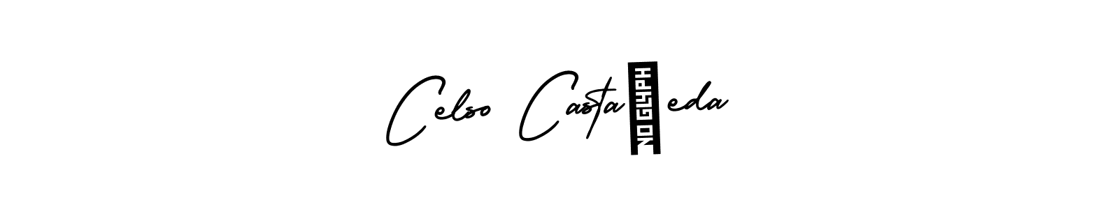 if you are searching for the best signature style for your name Celso Castañeda. so please give up your signature search. here we have designed multiple signature styles  using AmerikaSignatureDemo-Regular. Celso Castañeda signature style 3 images and pictures png