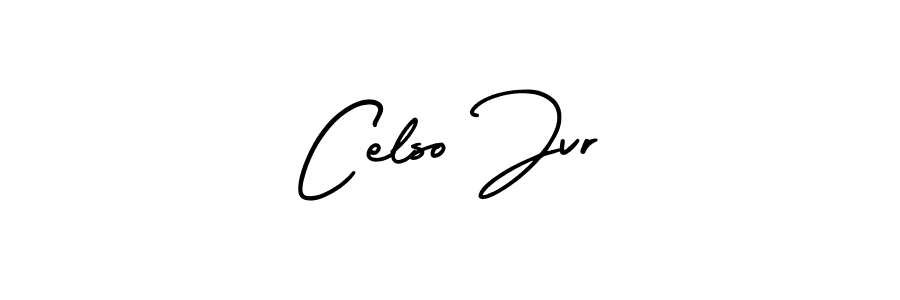 Use a signature maker to create a handwritten signature online. With this signature software, you can design (AmerikaSignatureDemo-Regular) your own signature for name Celso Jvr. Celso Jvr signature style 3 images and pictures png