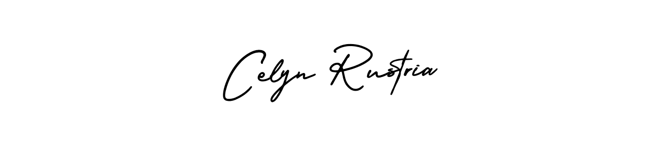 Use a signature maker to create a handwritten signature online. With this signature software, you can design (AmerikaSignatureDemo-Regular) your own signature for name Celyn Rustria. Celyn Rustria signature style 3 images and pictures png